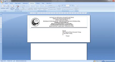 Cara Buat Muka Surat Di Microsft World