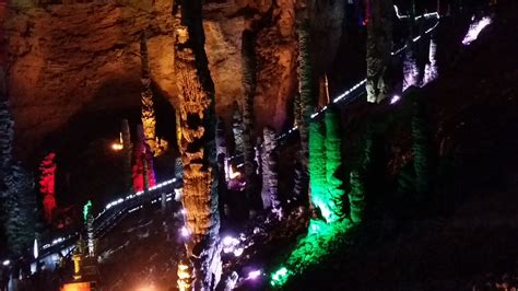Huanglong Cave Or Yellow Dragon Cave A Karst Cave Located In