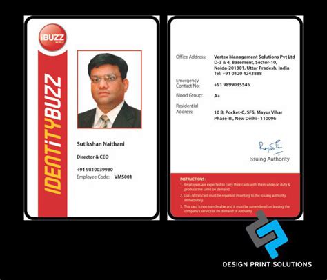 Identity Cards Design And Printing Services Company In Delhi Id Card