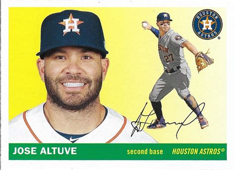 Jose Altuve 2020 Topps Archives 38 Houston Astros Baseball Card