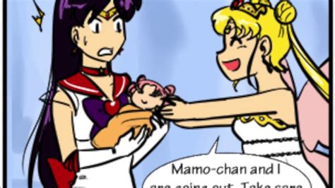 Sailor Mars Sailor Guardian And Babysitter Sailor Moon Comic Dub