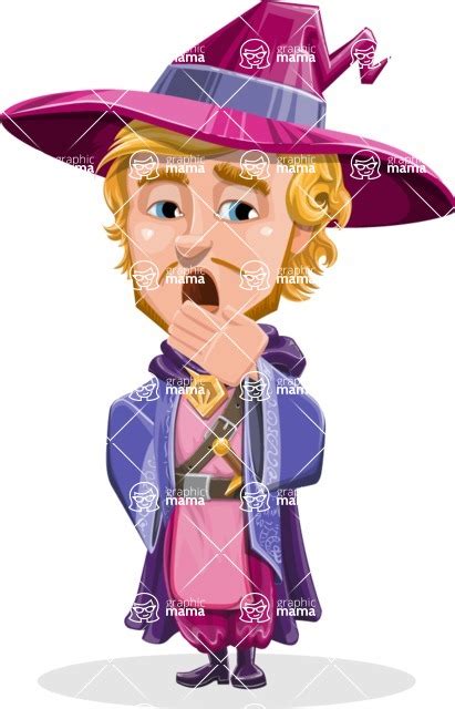 Sorcerer Cartoon Vector Character Illustrations Aka Magnus Bored 1