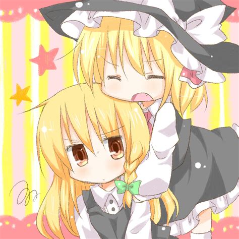 Kirisame Marisa And Rumia Touhou Drawn By Daitirumoesu Danbooru