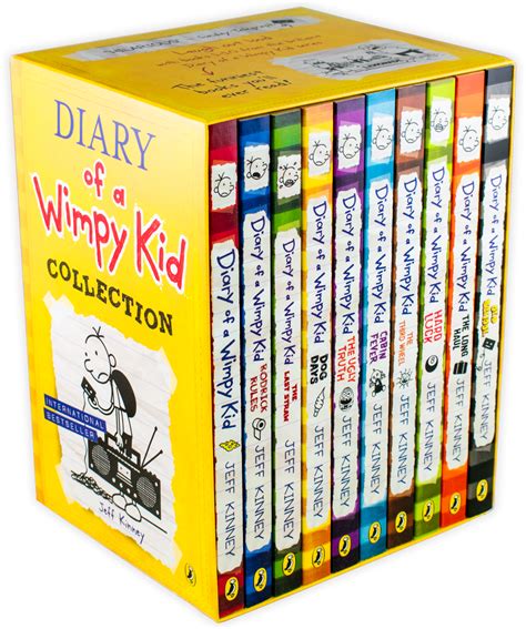 Download Diary Of A Wimpy Kid Collection 10 Books Pack Box Set Diary