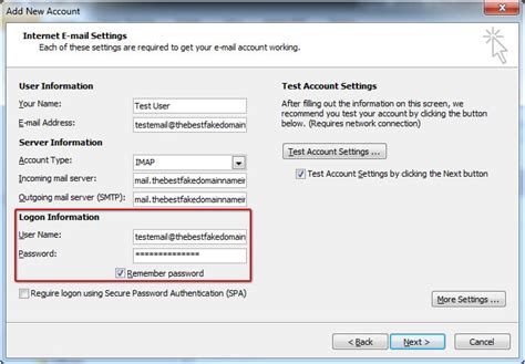 How To Change Email Server Settings In Outlook 2010 Ulsdod