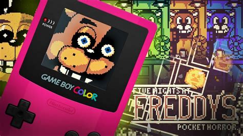Fnaf On Game Boy Five Nights At Freddys Pocket Horror Fnaf Fan