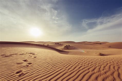Nature Landscape Desert Sand Sky Dune Wallpapers Hd Desktop And