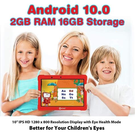 Contixo Contixo K101a 10 Inch Display Kids Tablet With 2gb Ram 16gb Rom