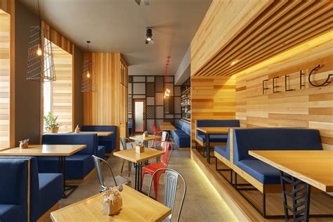 Simple Modern Coffee Shop Design Unique Solid Wood Cafe Interior Decoration