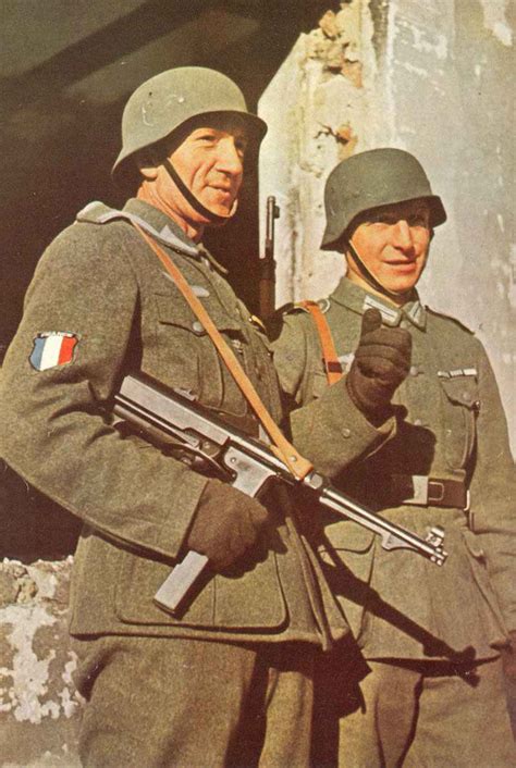 Members Of The French Legion On The Eastern Front Ww2 Weapons