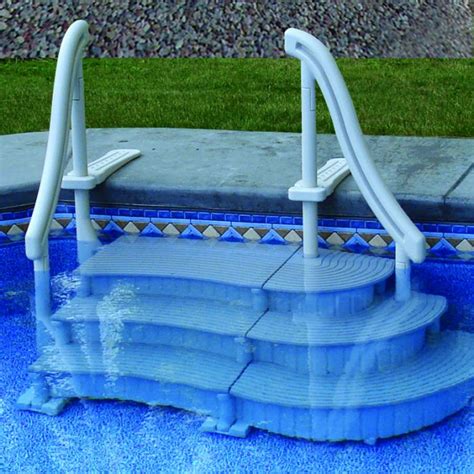 Confer Curve In Ground Pool Steps For Sale Dohenys Pool Supplies Fast