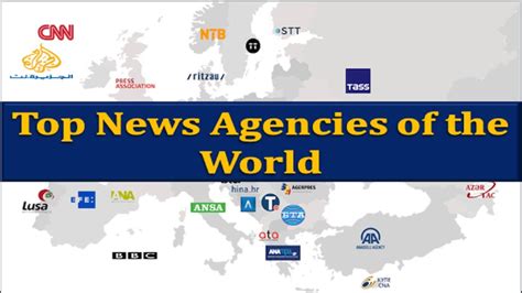 Top News Agencies Of The World World News Agencies Youtube