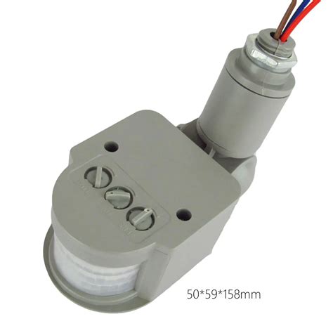 Automatic Infrared Outdoor Ac 220v Pir Motion Sensor Switch 1pcs Motion