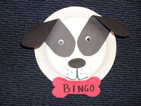 Paper Plate Dog Librarian Vs Storytime Storytime Crafts Paper