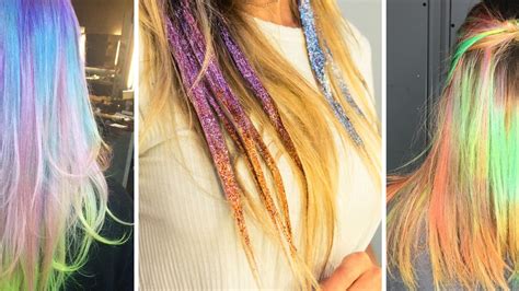 Hair Color Trends Rainbow Roots Hair Sunset Hair