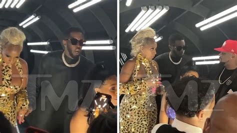 Diddy Shoots Video With Mary J Blige And Yung Miami At Bet After Party Tmz News Sendstory