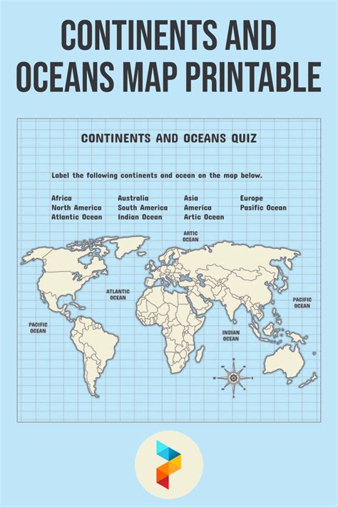 10 Best Images Of Blank Continents And Oceans Worksheets Printable Vrogue