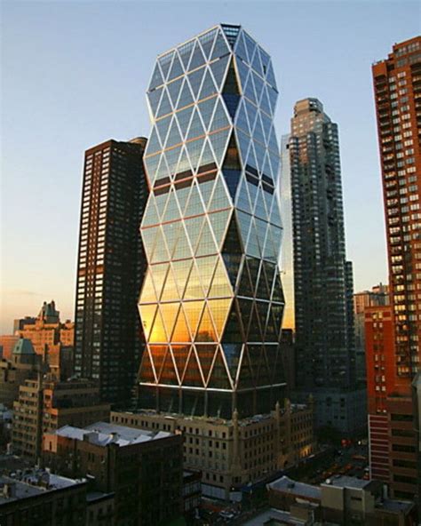 Famous Architects Norman Foster Hearst Tower New York City