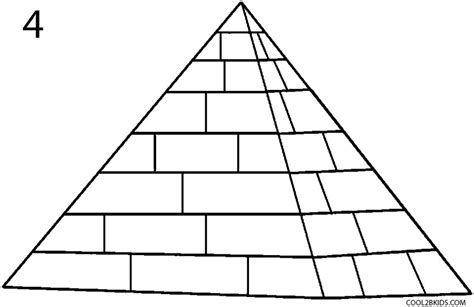 How To Draw A Pyramid Step By Step Pictures