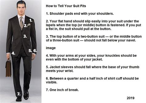 Men's suits can be tricky things, and if you don't have a reason to wear one often, you may not be sure how it's supposed to look once you pull one on. Seven Ways to Tell if Your Suit Fits - How a Suit Should ...