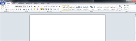 How To Open A New Document In Microsoft Office Word 2010 5 Steps