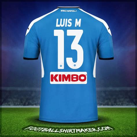 Jersey Ssc Napoli 201920 Número 13 Luis M Napoli Adidas Futbol