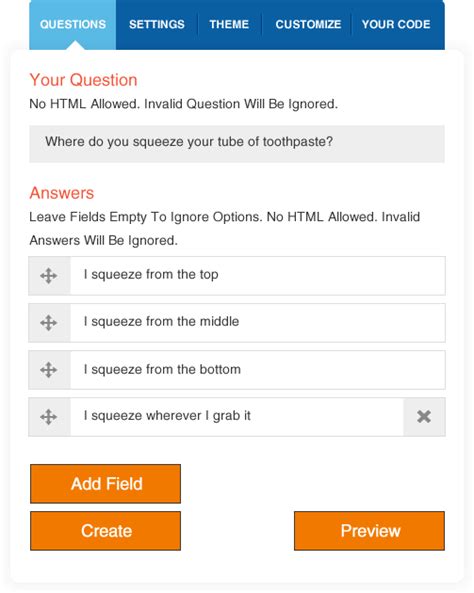 Doodle's free online voting system is the perfect way to gather opinions or to schedule meetings with clients colleagues or teams. POLL : How Voting Tool Works - Online Form Creator, Free ...