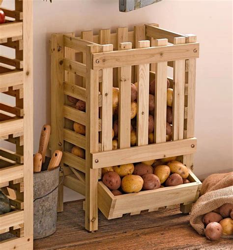 Crate Kitchen Organizer Wooden Crate Apple Crate Vegetable Box