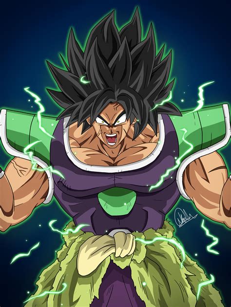 Digital Drawing Of Broly By Me Reference In The Comments Rdbz