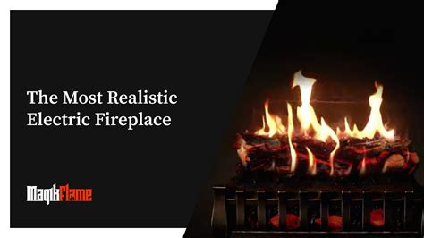 The Most Realistic Electric Fireplace Inspired By Magikflame Youtube