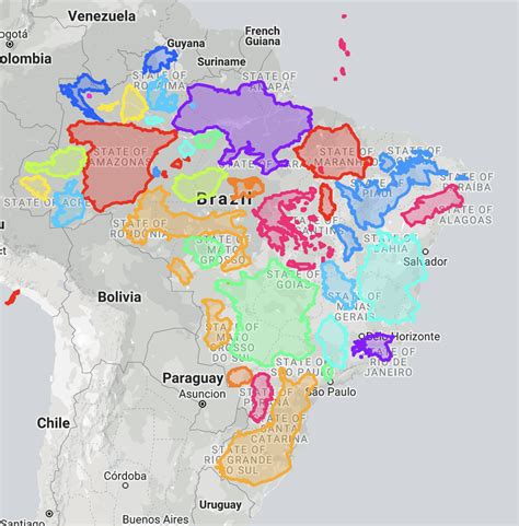 The True Size O Brazil European Countries Inside Brazil R MapPorn