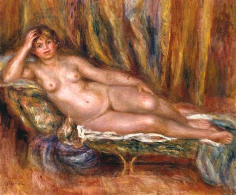 Nude on a Couch Femme nue sur un canapé Art UK