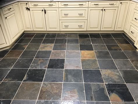 How To Paint Your Kitchen Floor With Bluestone House Chalky Patina