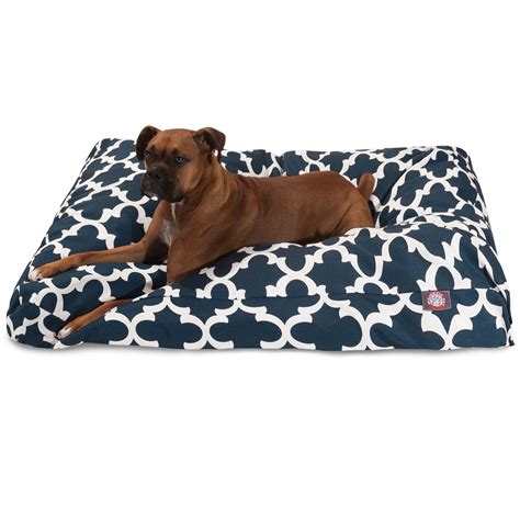 Majestic Pet Trellis Rectangle Dog Bed Treated Polyester Removable