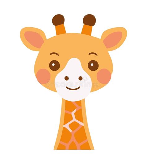 Cute Giraffe Head Stock Vector Illustration Of Wild 272326361