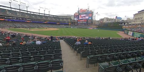 Comerica Park Seating Map With Rows Two Birds Home