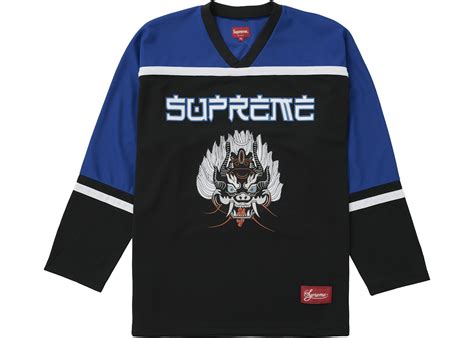 Supreme Demon Hockey Jersey Black Fw21