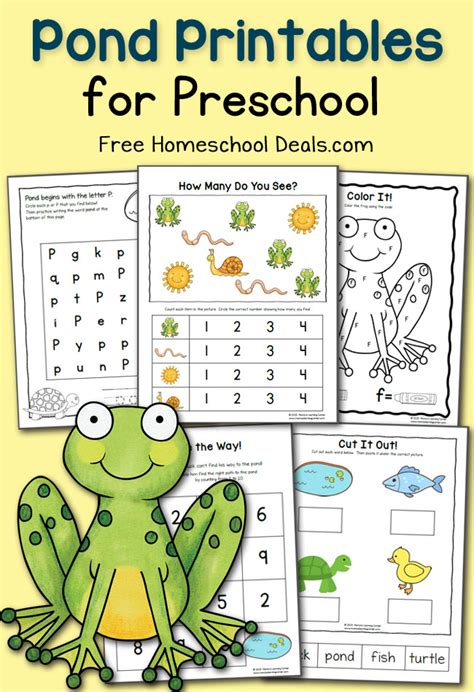 We have collected together the best free sites that offer free printable kindergarten worksheets as well as those that provide interactive, online activities and games. FREE PRESCHOOL POND PRINTABLES (instant download) | Free Homeschool Deals