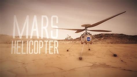 The mars helicopter is a technology demonstration, hitching a ride on the perseverance rover. NASA Mars Helicopter Technology Demonstration ...