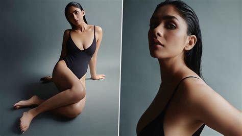 Mrunal Thakur Looks Smokin Hot As She Flaunts Her Lean Frame In A Sexy