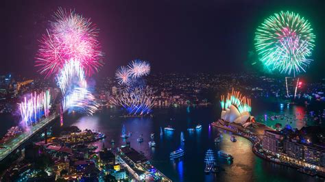 happy new year australia new zealand hong kong welcome 2020 with fireworks news nation english