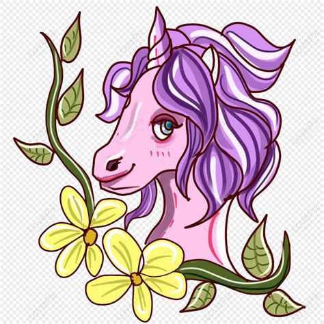 Flower Unicorn Png Transparent Image And Clipart Image For Free