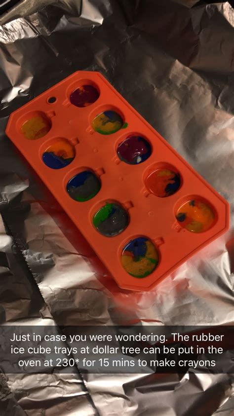Make Crayons With The Dollar Tree Ice Cube Trays 230 For 15 Mins
