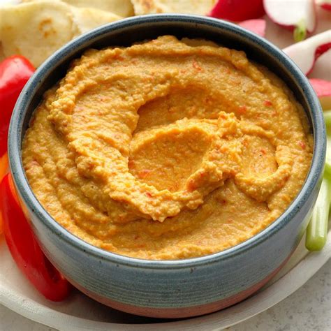 Roasted Red Pepper Hummus Recipe How To Make It