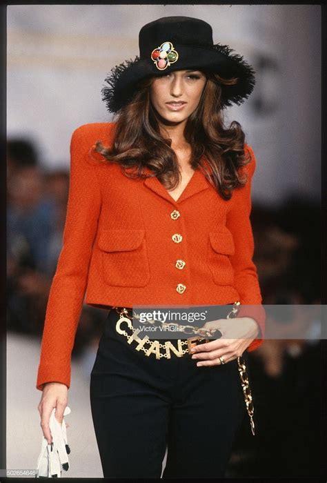 Yasmine Le Bon Walks The Runway During The Chanel Ready To Wear Show