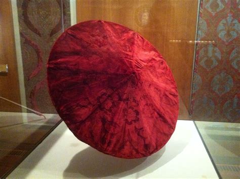 Para Sol De Veludo Velvet Parasol Italy Genoa 15th Century