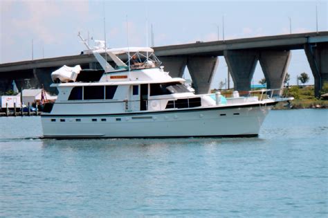 1985 Hatteras 53 Ed Stabilized 53 Boats For Sale Bayport Yacht Sales