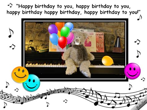 Singing Birthday Bear Free Smile Ecards Greeting Cards 123 Greetings