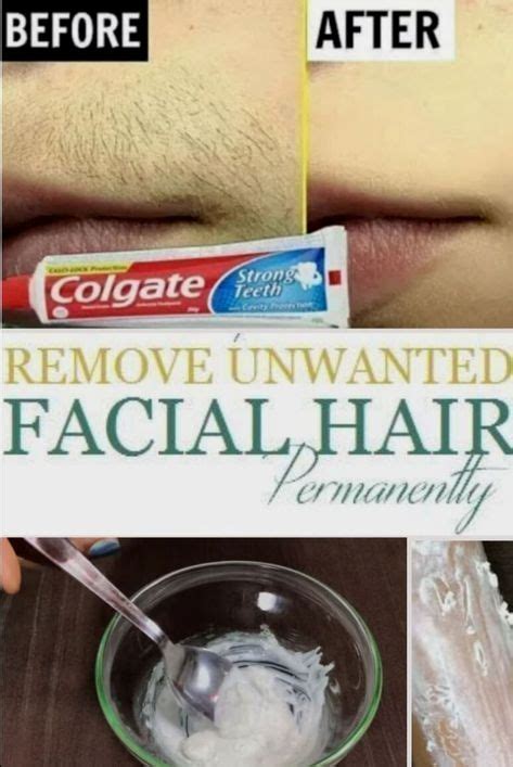 Facial Hair Removal For Women Diy Remedy Diy Beauty Tips Diy Facial