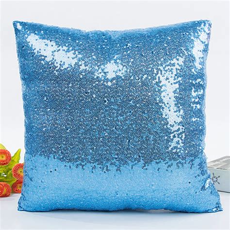 Pillow Cover 4545 Sequin Glitter Pillow Dropship Solid Color Glitter